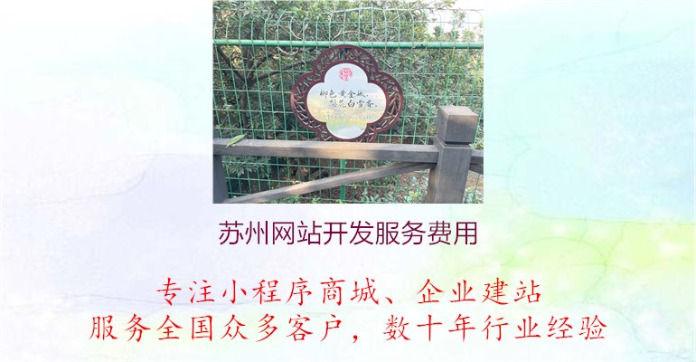 苏州网站开发服务费用
